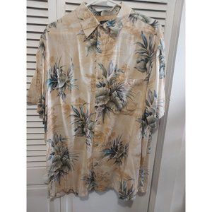 Cruise Wear Hawaiian Size Large 100% Rayon Croft and Barrow Men's